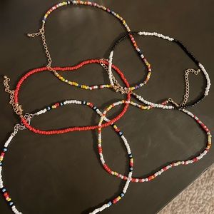 necklace set, 5 pcs, new
